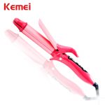 Hair Straightener And Curling Iron - Kemei Km1298 - Image 2