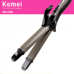 Hair Straightener And Curling Iron - Kemei Km1298 - Image 3